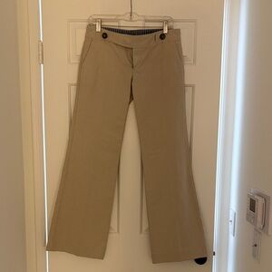 GAP Beige Wide-Leg Pants